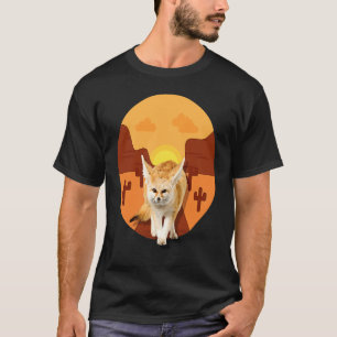 T-shirt Fennec Fox Animal Canine Désert Hommes Femmes Enfa