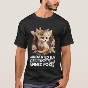 T-shirt Fennec Fox Cute Fennic Foxes Fenec Animal Fox 1