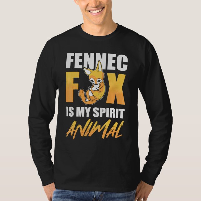 T-shirt Fennec Fox est mon esprit animal désert Fox Vulpas (Devant)