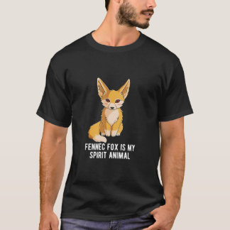 T-shirt Fennec Fox est mon esprit Animal Shirt Foxes Lover