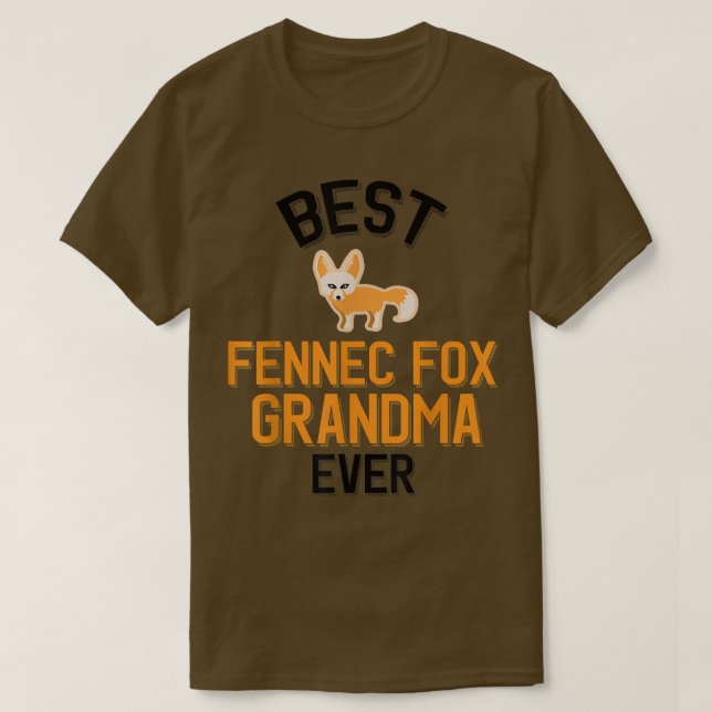 T-shirt Fennec Fox Grand-mère (Design devant)