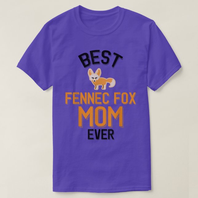 T-shirt Fennec Fox Mom (Design devant)
