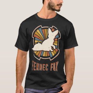 T-shirt Fennec Fox Vintage Classic Retro Animal Love