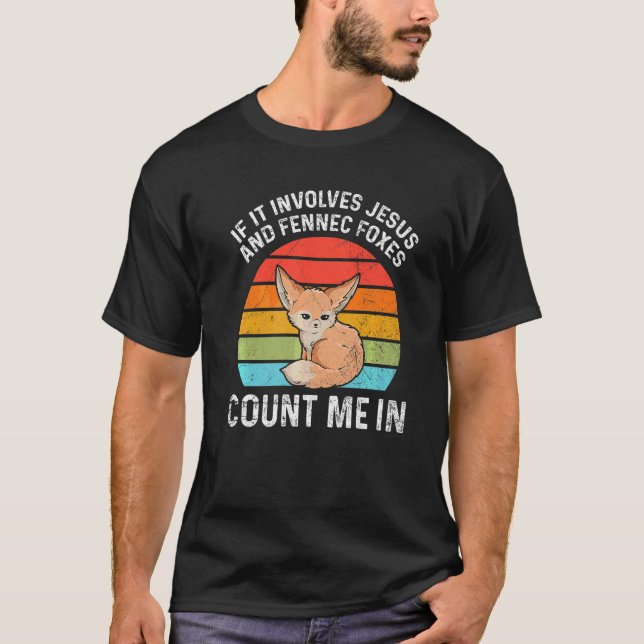T-shirt Fennec Vixen Pour Un Ventilateur Fennec Fox (Devant)