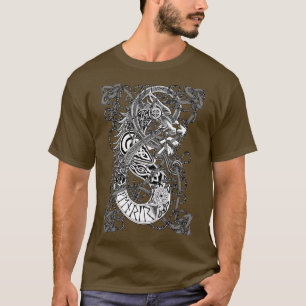 T-shirt Fenrir Norse Mythologie Wolf