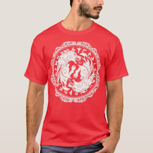 T-shirt Fenrir Wolf D'Odin Norse Runes Viking Northmen My