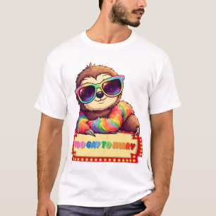 T-shirt Fente arc-en-ciel LGBTQ