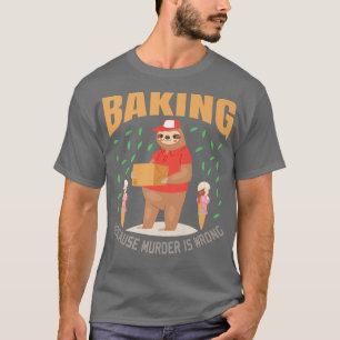 T-shirt Fente Baking Fantaisie Fantaisie Adulte Cadeau