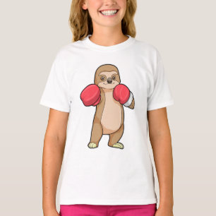 T-shirt Fente en boîte avec gants en boîte