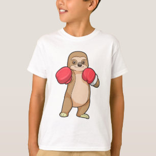 T-shirt Fente en boîte avec gants en boîte
