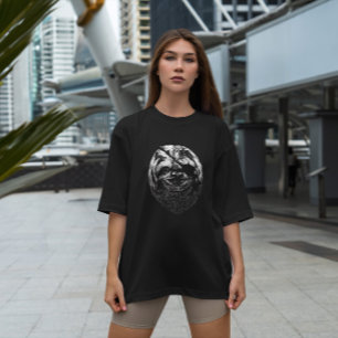 T-shirt Fente réaliste avec patchs oeil