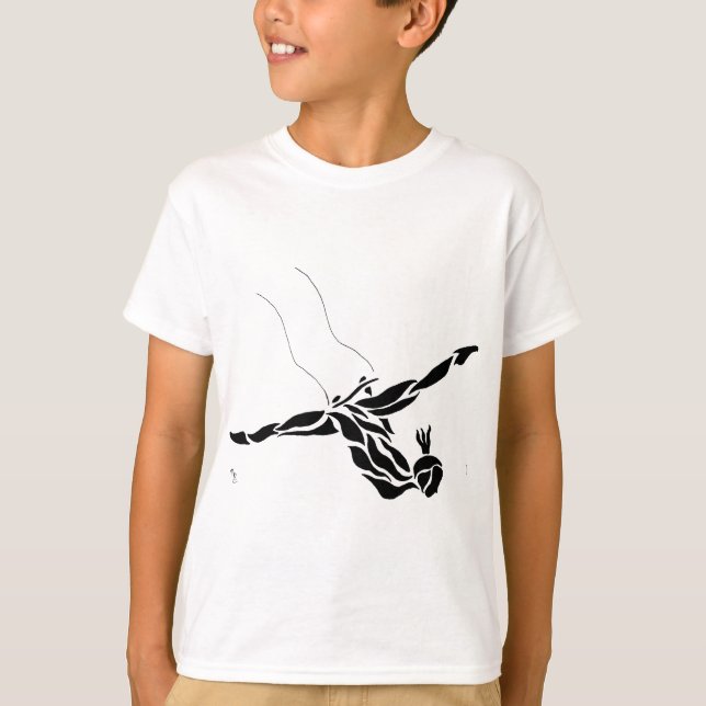 T-shirt Fentes de trapèze de vol (Devant)
