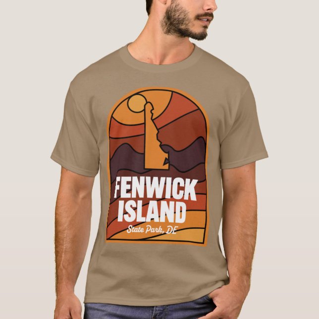 T-shirt Fenwick Island State Park Delaware (Devant)