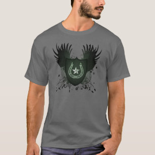 T-shirt fer à cheval chanceux. de haute fidélité
