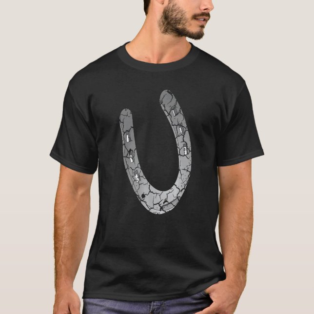 T-shirt Fer à cheval en détresse (Devant)