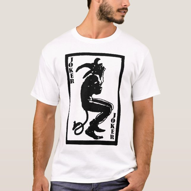 T-SHIRT FER BRODÉ PAR TISONNIER DE DÉMON DE DIABLE DE (Devant)