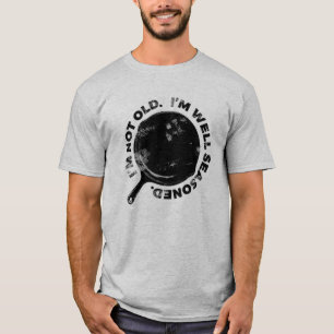 T-shirt Fer de fonte chevronné bon au-dessus de
