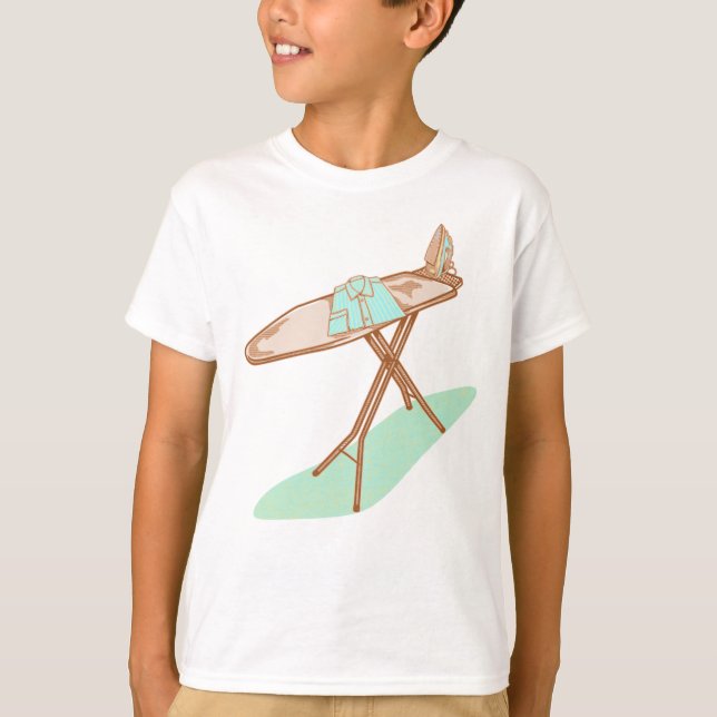 T-shirt Fer et table à repasser (Devant)