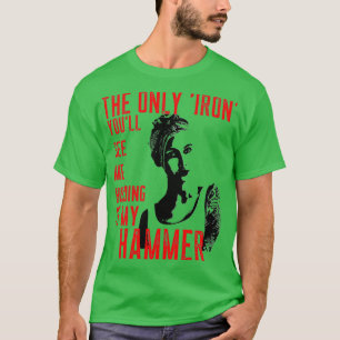 T-shirt Fer marteau forgeron femme T