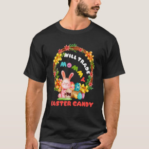 T-shirt Fera Échanger Maman Pour Pâques Candy Mignonne Lap