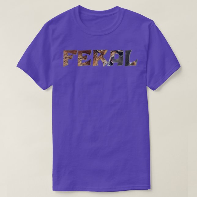 T-SHIRT FÉRAL (Design devant)