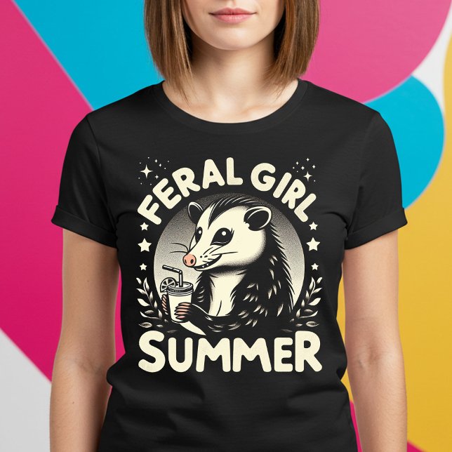 T-shirt Feral Girl été (Créateur téléchargé)