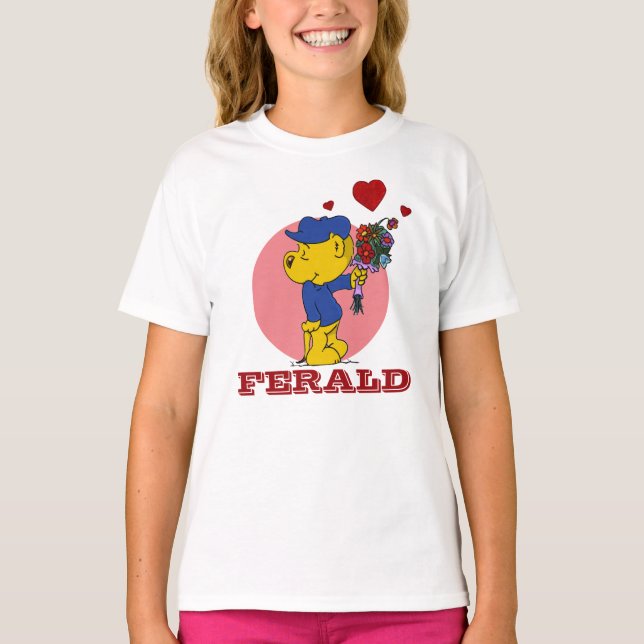 T-shirt Ferald | Coeurs et fleurs (Devant)