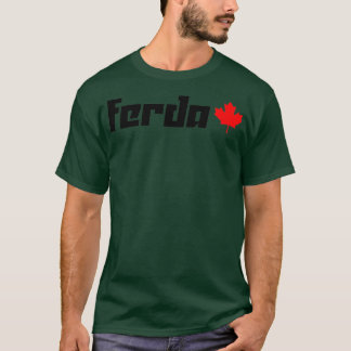 T-shirt Ferda Chemise canadienne de hockey drôle