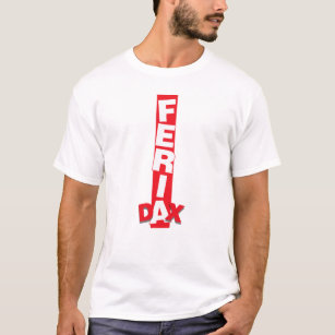 T-shirt Feria Dax bande rouge & blanc