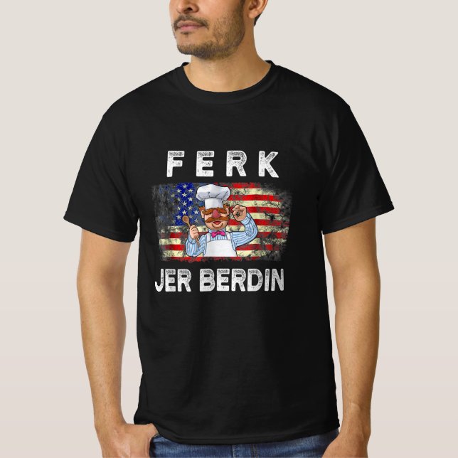 T-shirt ferk jer berdin vintage (Devant)