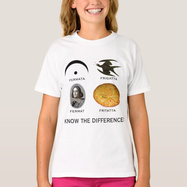 T-shirt Fermatta : Connais la différence (Devant)