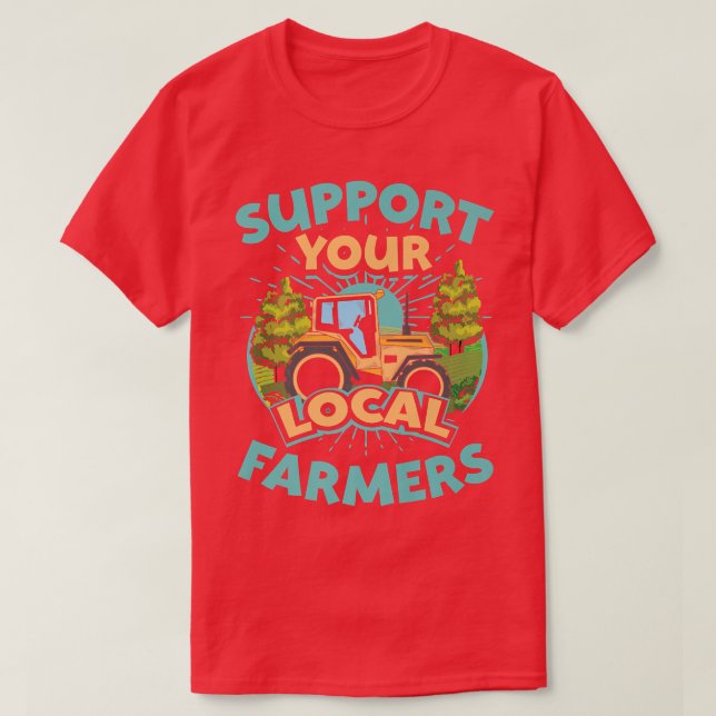 T-shirt Ferme agricole de tracteur (Design devant)