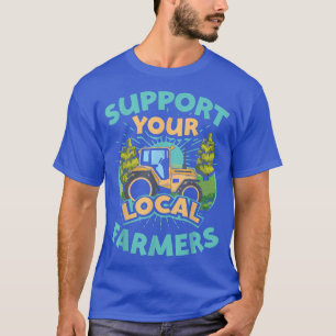 T-shirt Ferme agricole de tracteur