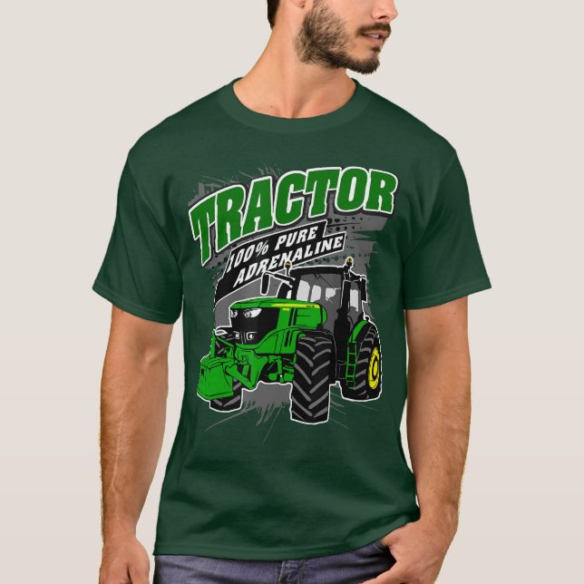 T-shirt Ferme agricole de tracteurs _15 (Devant)