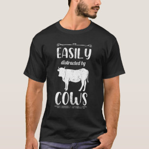 T-shirt Ferme agricole éleveur de bétail femmes hommes vac