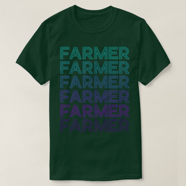 T-shirt Ferme agricole Rétro (Design devant)