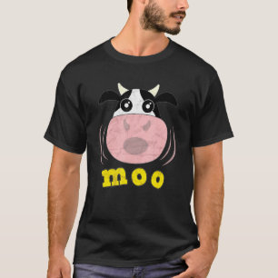 T-shirt Ferme Animaux Vache Meuglante Pour Enfants Et Adul