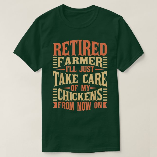 T-shirt Ferme avicole Poule  (Design devant)