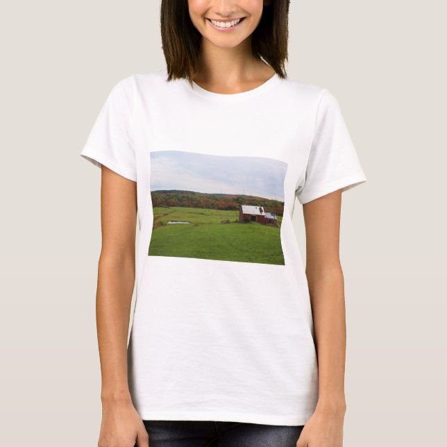 T-shirt Ferme d'automne (Devant)