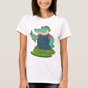 T-shirt Ferme de carottes d'éleveur de crocodiles