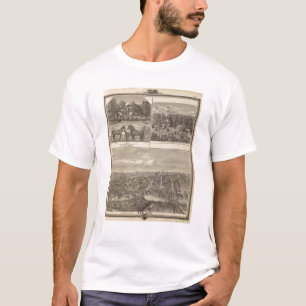 T-shirt Ferme de chêne rouge et résidence, Tp central