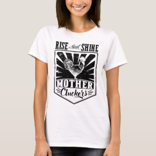 T-shirt Ferme de Clucker Women_s de mère de hausse et