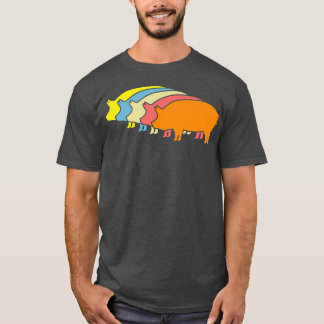 T-shirt Ferme de cochons rétro Pig Pigs Premium4762