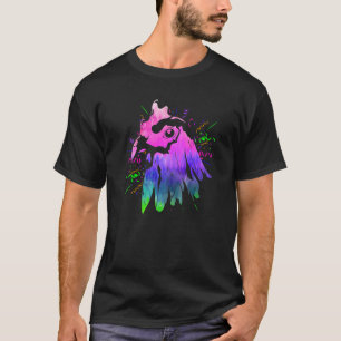 T-shirt Ferme de fête d'animaux sympas Oiseau de basse-cou