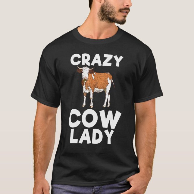 T-shirt Ferme de la Dame Vache Folle Élevage de Va (Devant)