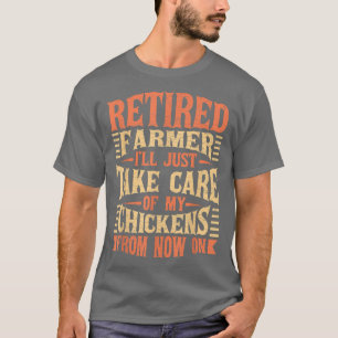T-shirt Ferme de poulet retraitée