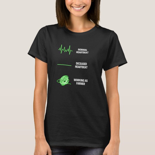 T-shirt Ferme de poulets d'élevage (Devant)