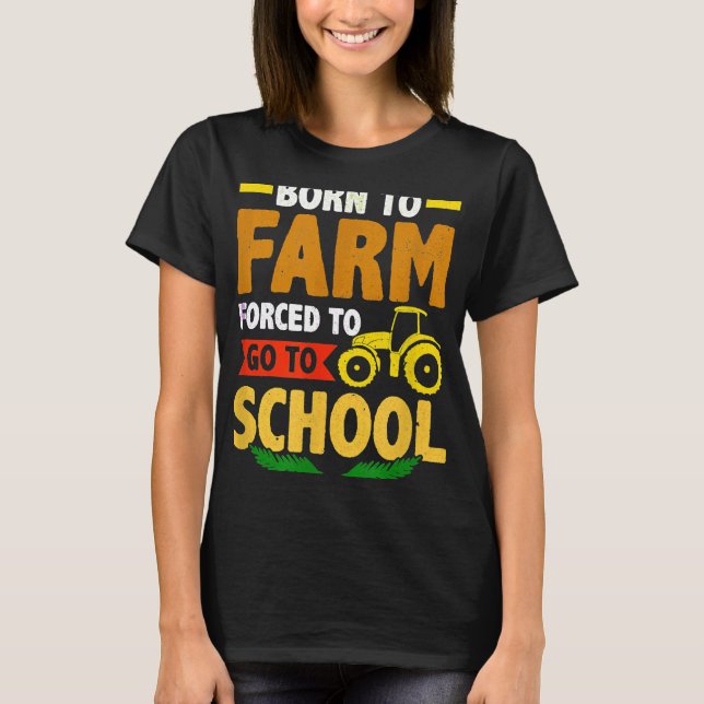 T-shirt Ferme de poulets d'élevage de chèvres Ibydq (Devant)