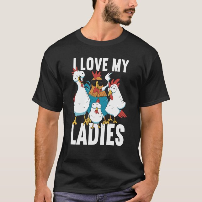 T-shirt Ferme de poulets éleveur de poulets animaux de fer (Devant)