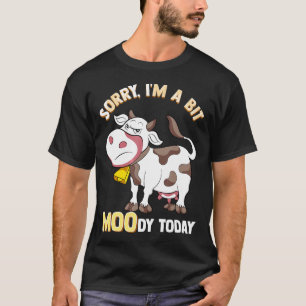 T-shirt Ferme de vache lunatique de jeu de mots